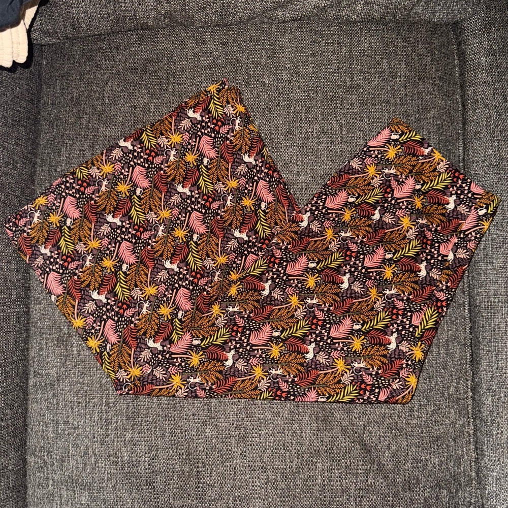 Patterned midi skirt